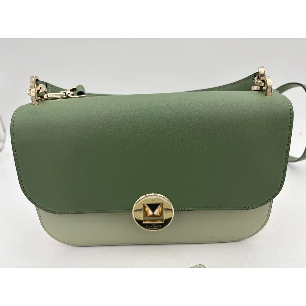 Kate Spade Leather Crossbody Saddle W/ BI-FOLD WALLET & CARD HOLDER